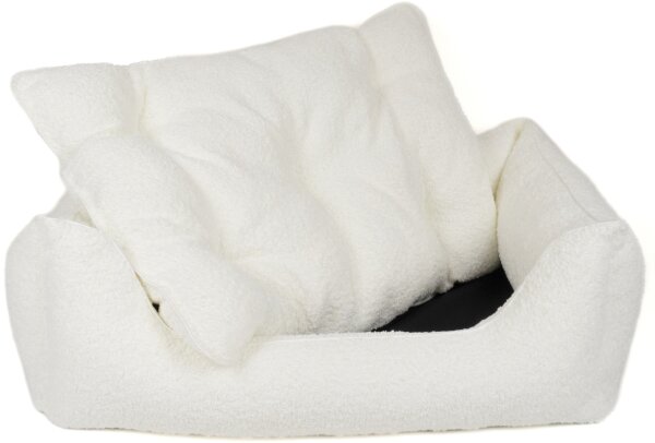 Dandy Dog Hundebett Balance Soft Grey XL – Extra Weich, Abziehbar Waschbar, Mit Antirutsch