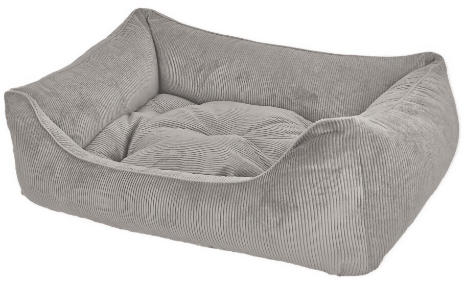 Dandy Dog Hundebett Relax Grey  Feincord, waschbar & langlebig, 239,00