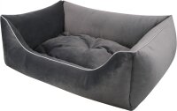 Dandy Dog Hundebett Magic Velvet Grey Größe M